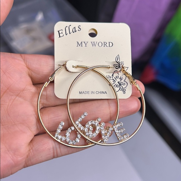 Ella Hoop Earrings - Picture 2 of 5